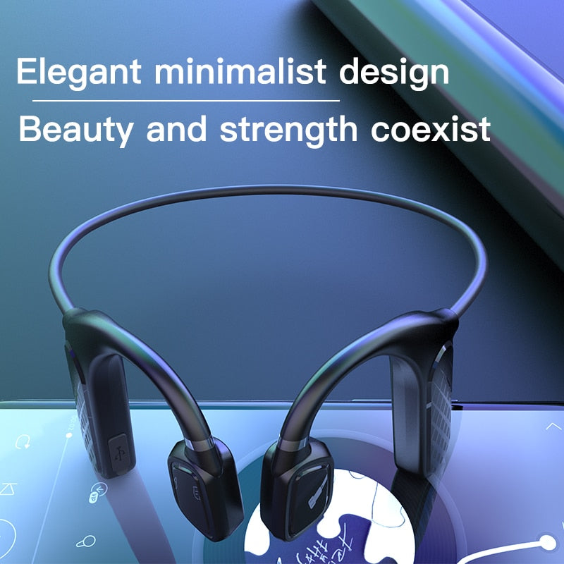 Bone Conduction Headphones - Bluetooth Wireless Headset