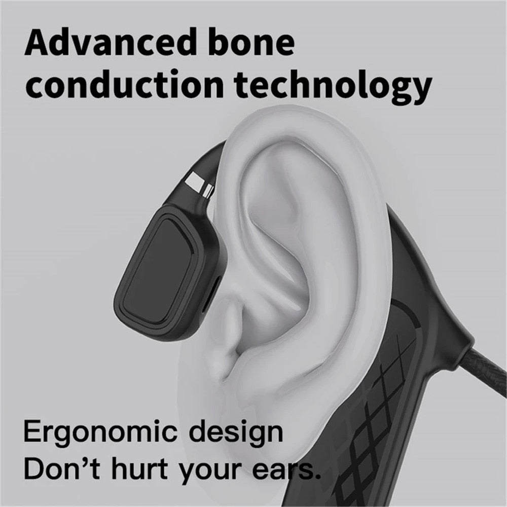 Bone Conduction Headphones - Bluetooth Wireless Headset
