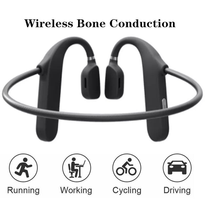 Bone Conduction Headphones - Bluetooth Wireless Headset