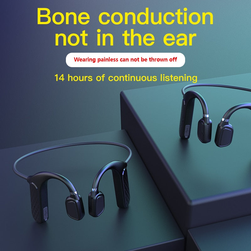 Bone Conduction Headphones - Bluetooth Wireless Headset