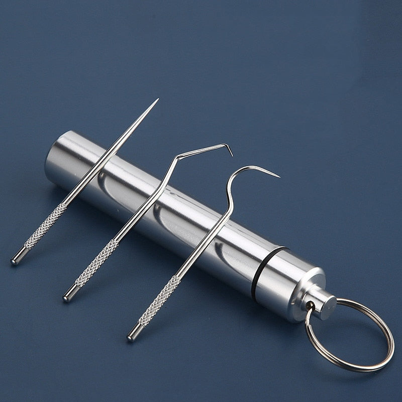 Stainless Steel Toothpick Set 7pcs