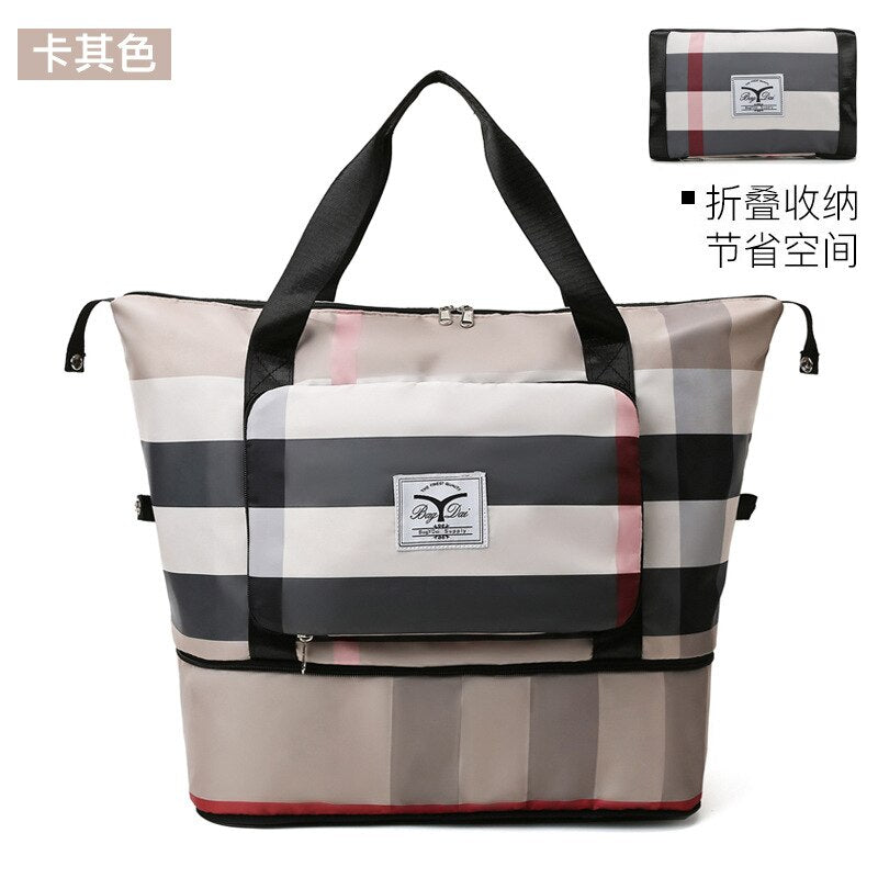 Foldable Dry/Wet Separation Travel Bag