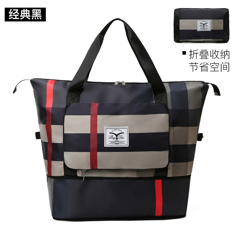 Foldable Dry/Wet Separation Travel Bag