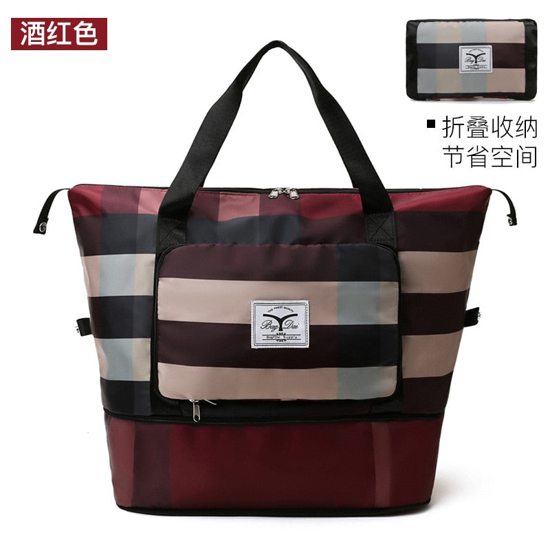 Foldable Dry/Wet Separation Travel Bag