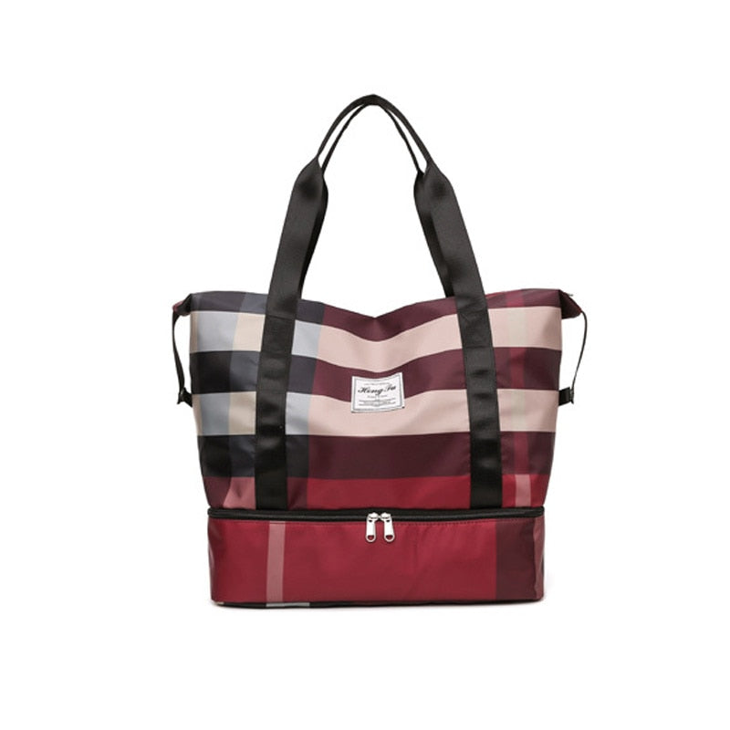 Foldable Dry/Wet Separation Travel Bag