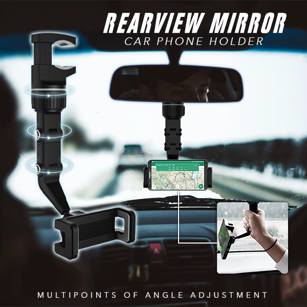 Rearview Mirror Car Phone Holder