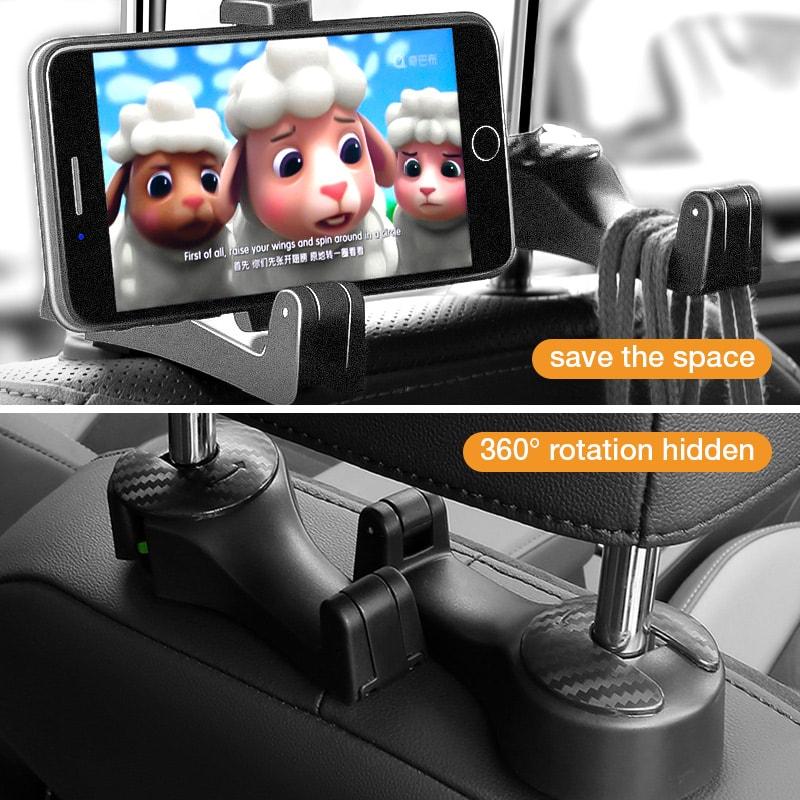 Multifunctional Car Hanger & Phone Holder