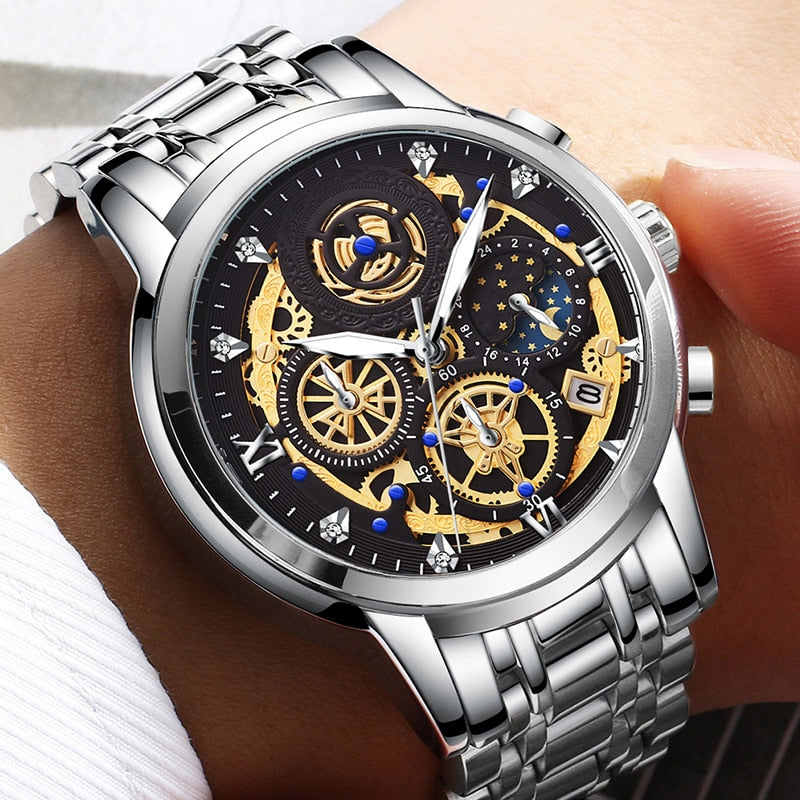 Men's Luxury Stainless Quartz Watch