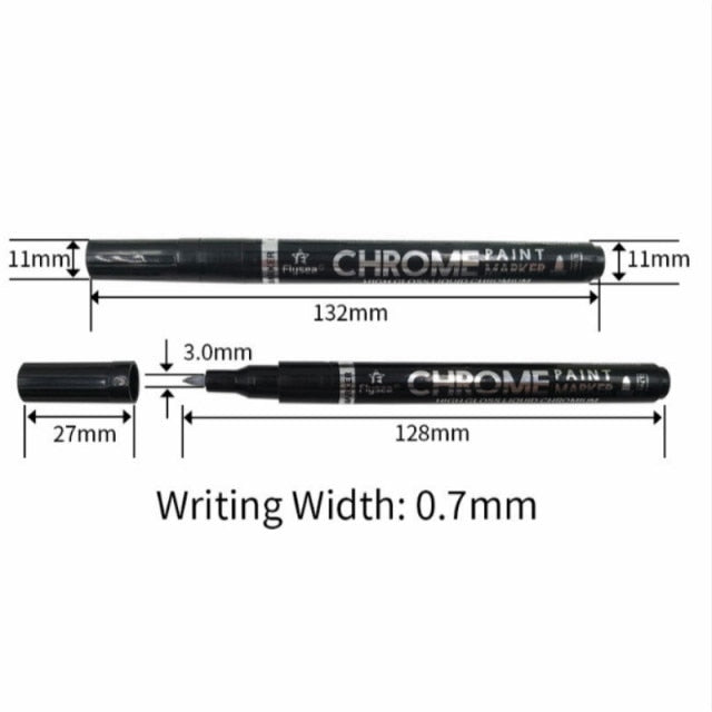 Silver Mirror Marker