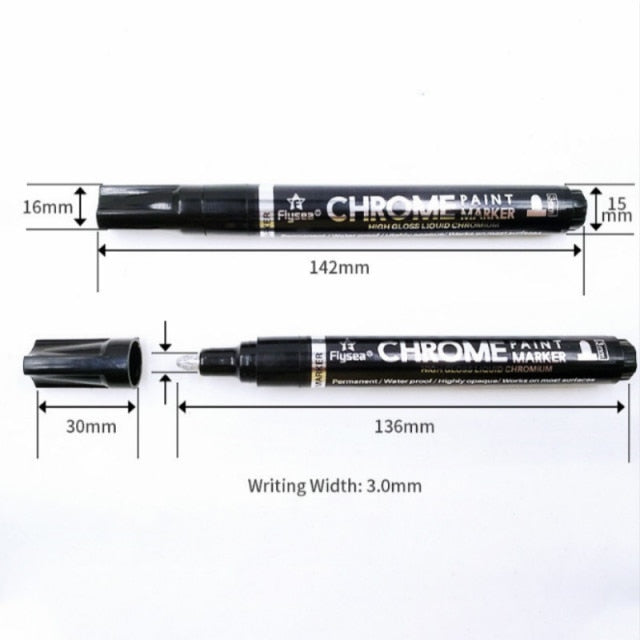 Silver Mirror Marker