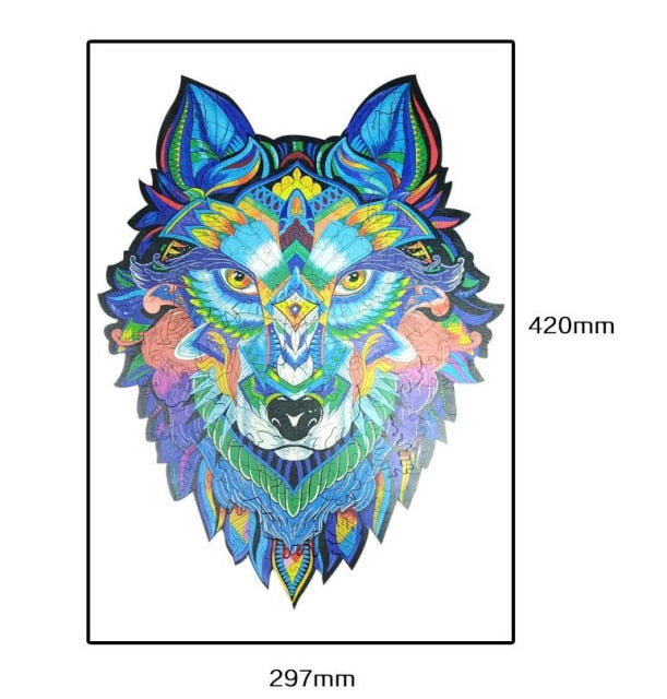 3D Jigsaw Wooden Puzzles (Animal pcs)