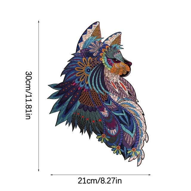 3D Jigsaw Wooden Puzzles (Animal pcs)
