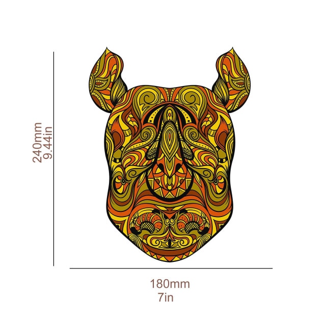 3D Jigsaw Wooden Puzzles (Animal pcs)