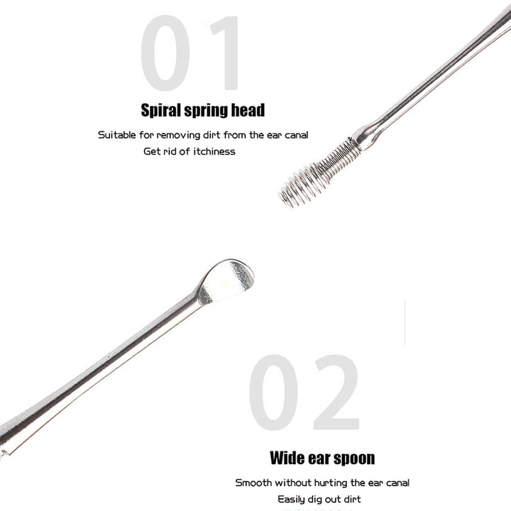 Dual Head Spring Ear Cleaner